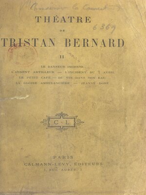 cover image of Théâtre de Tristan Bernard (2)